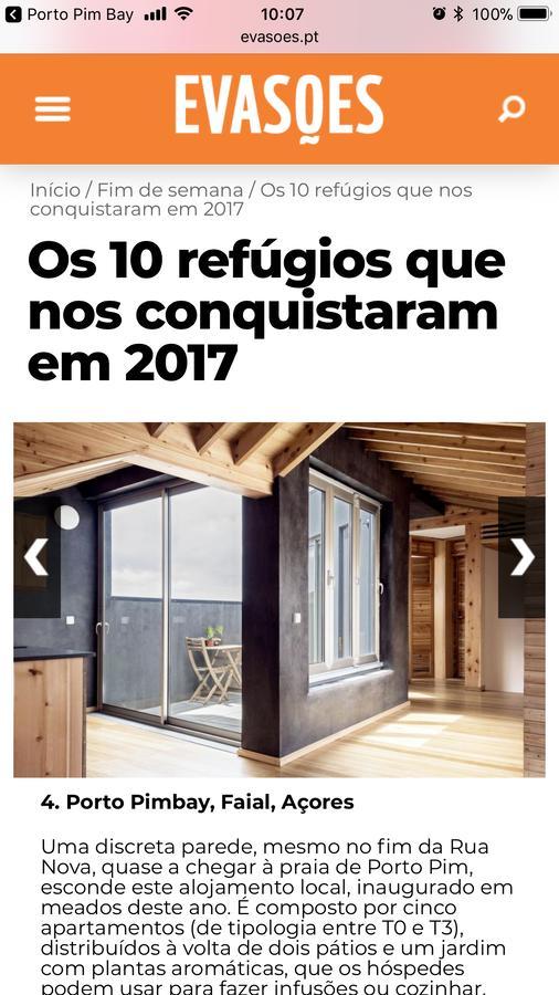 Porto Pim Bay Apartment Horta  Exterior photo